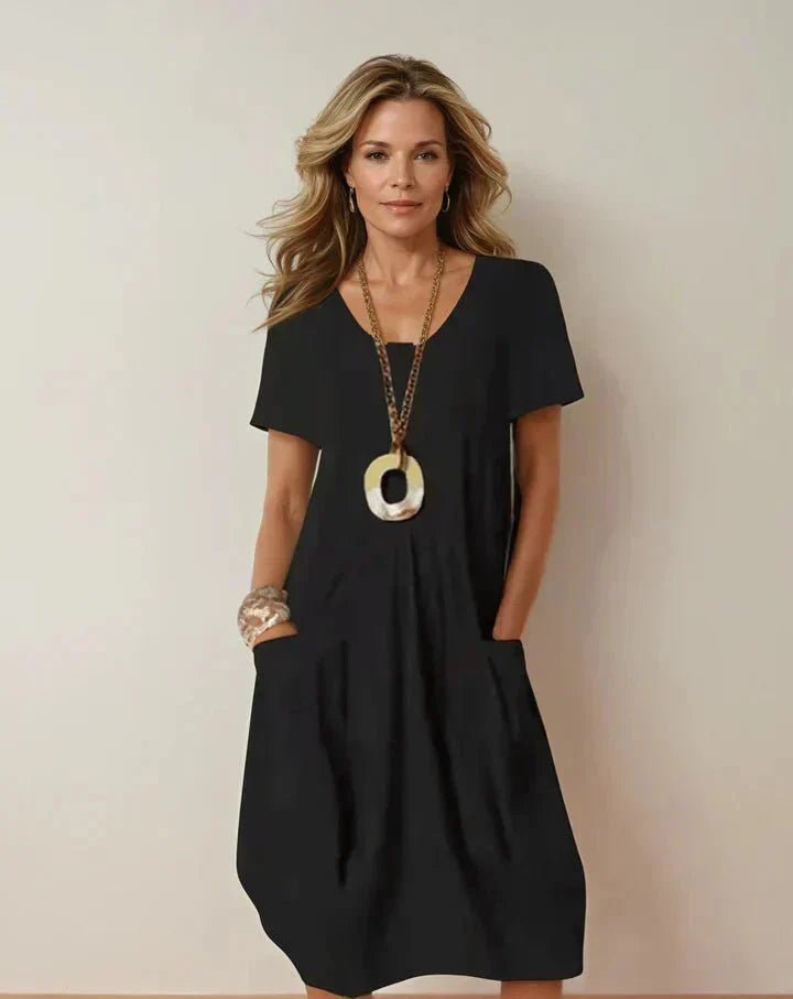 Gaby Easy Casual Flow Dress - ByClothique