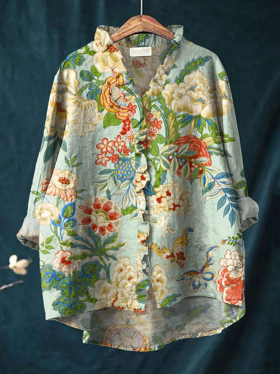 Grace Linen Blouse - ByClothique