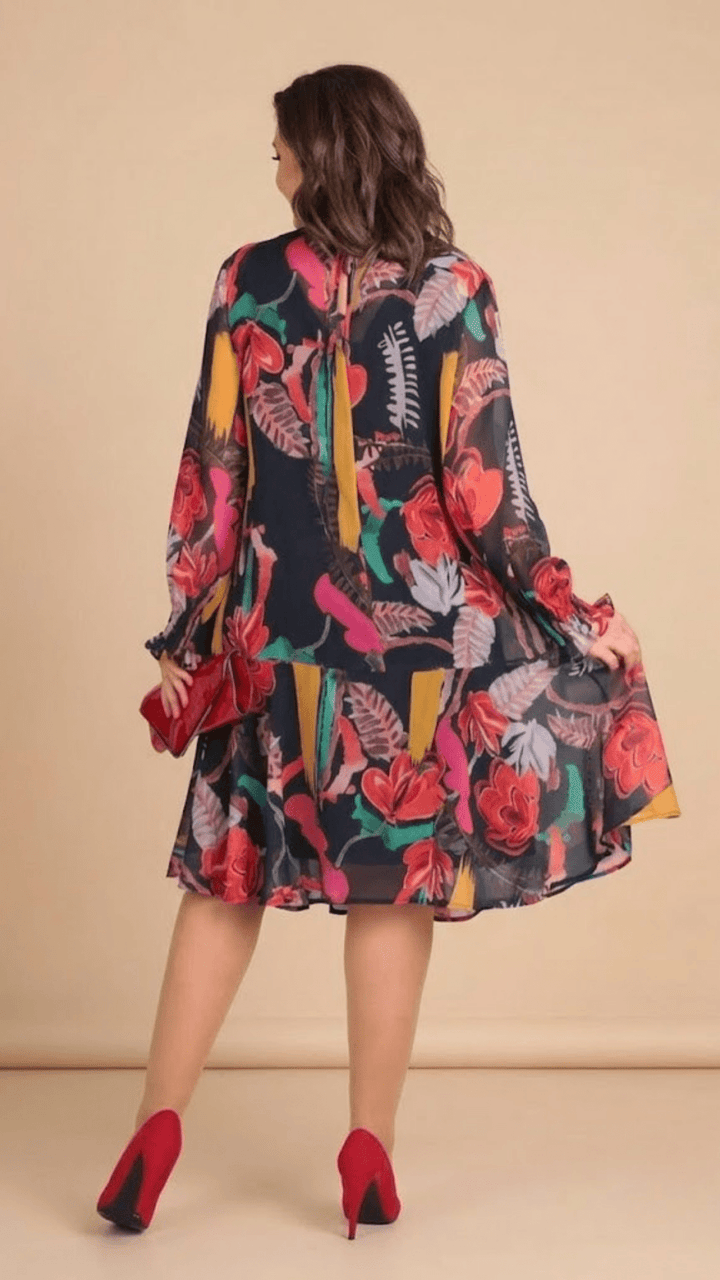 Jaqueline™ | Modern Floral Dress - ByClothique