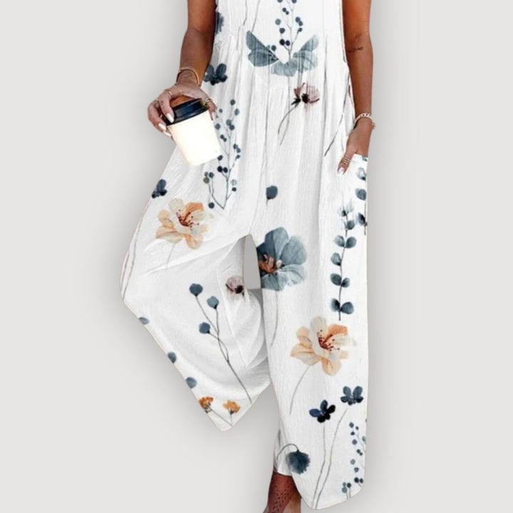 Jenica – Floral Print Jumpsuit - ByClothique