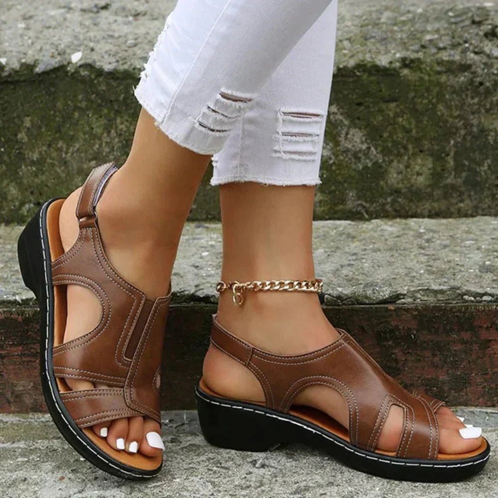 Jolie | Sleek Supporting Sandals - ByClothique