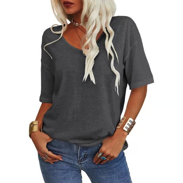 KRISANTA™ - Loose Lightweight Minimalist T-Shirt - ByClothique