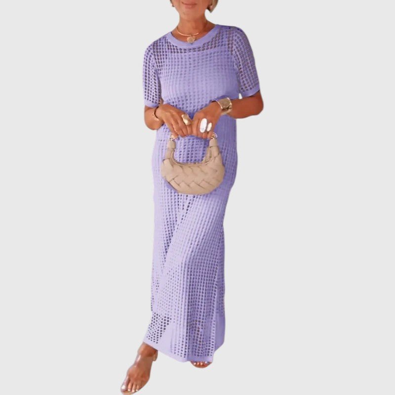 Leucosiaia - Cut - Out Long Maxi Dress - ByClothique