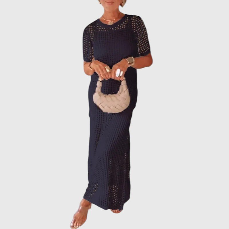 Leucosiaia - Cut - Out Long Maxi Dress - ByClothique