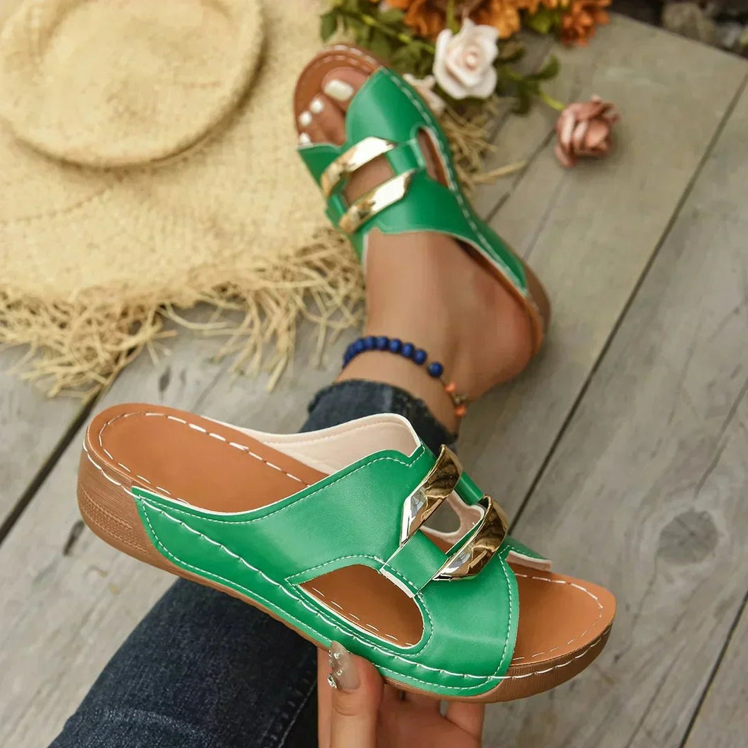 Lina | Supporting Wedge Heel sandals™ - ByClothique