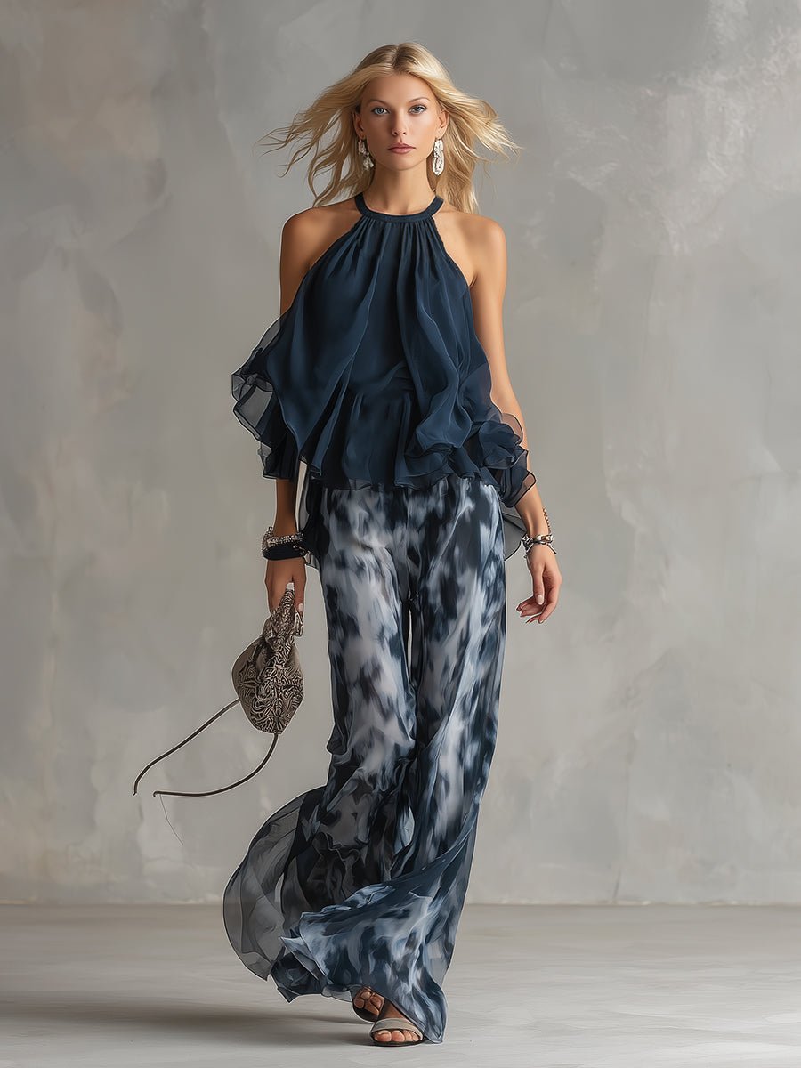 Ludovica Elegant chiffon set - ByClothique