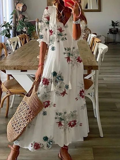 Luna | Effortless Boho Dress with Flattering Fit - ByClothique