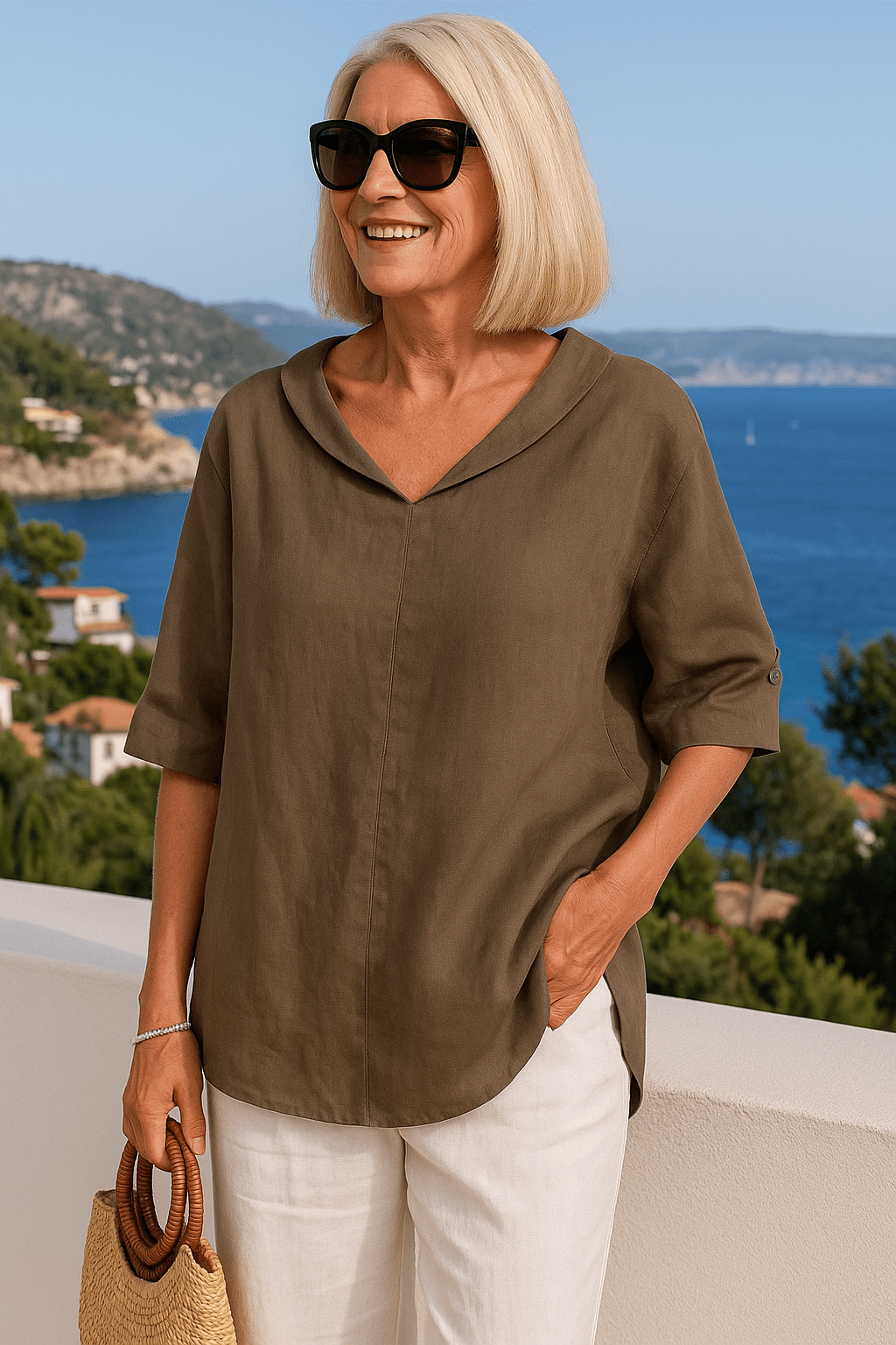 Marena | Effortlessly Flattering Blouse - ByClothique