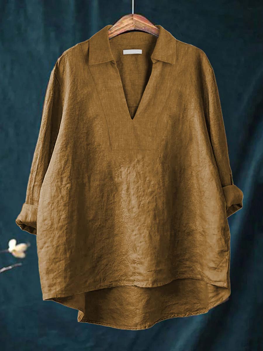 Maria Linen Blouse - ByClothique
