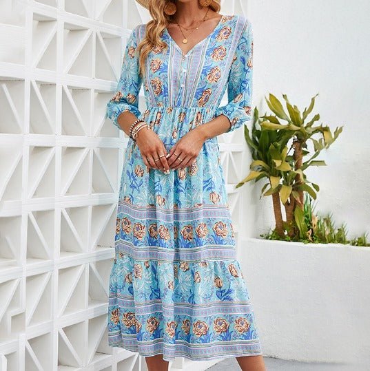 Marino | Seaside Boho Dress - ByClothique