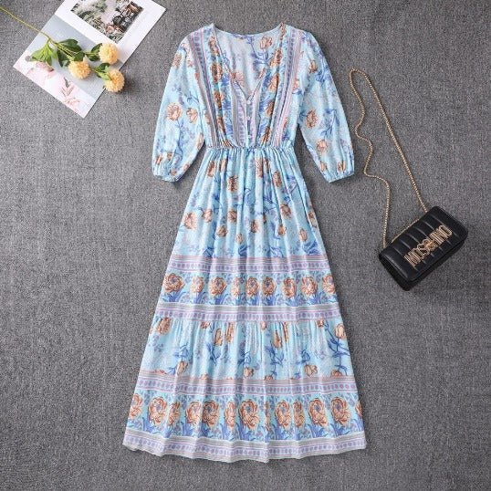 Marino | Seaside Boho Dress - ByClothique