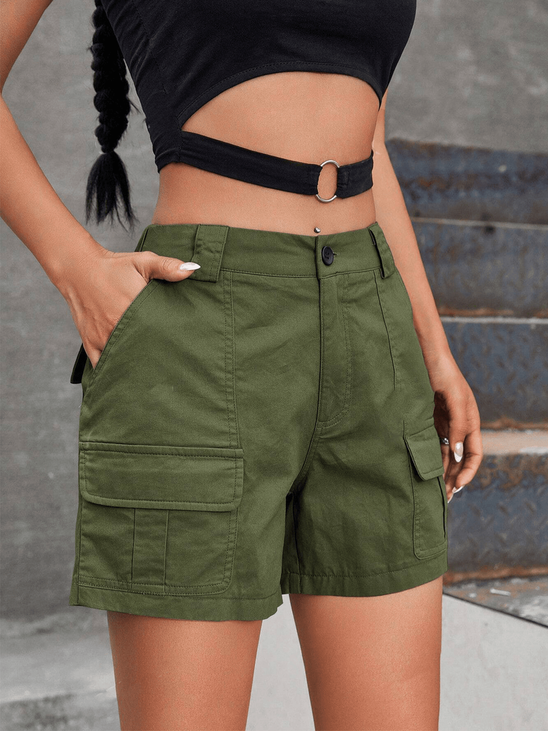 MARISOL™ - Comfy Cargo Shorts - ByClothique