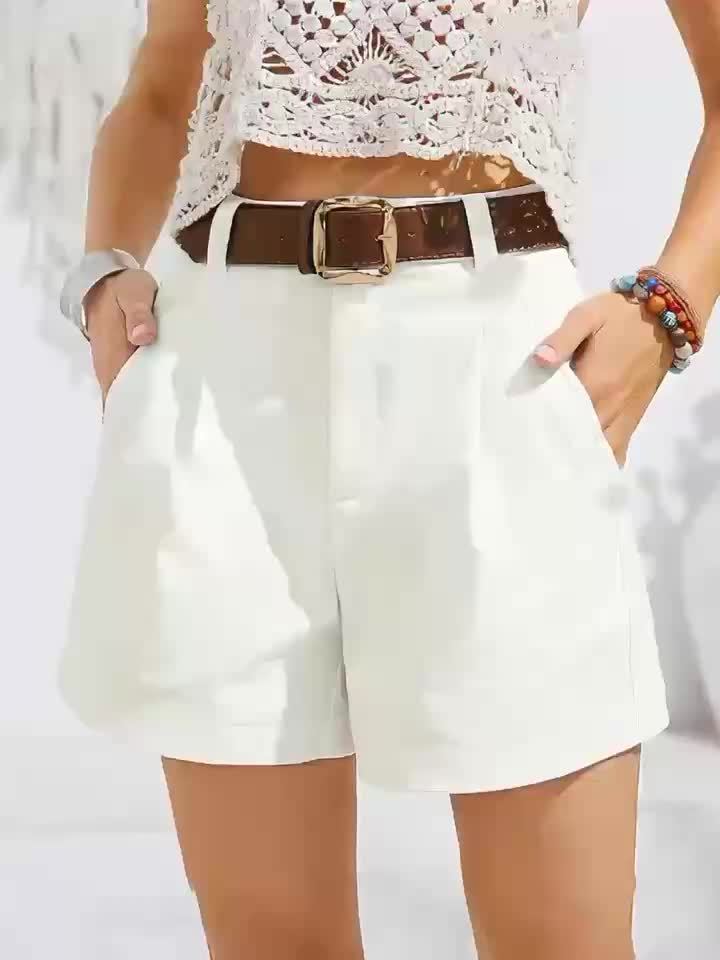 MÉLANIE™ - Chic High - Waist Shorts - ByClothique
