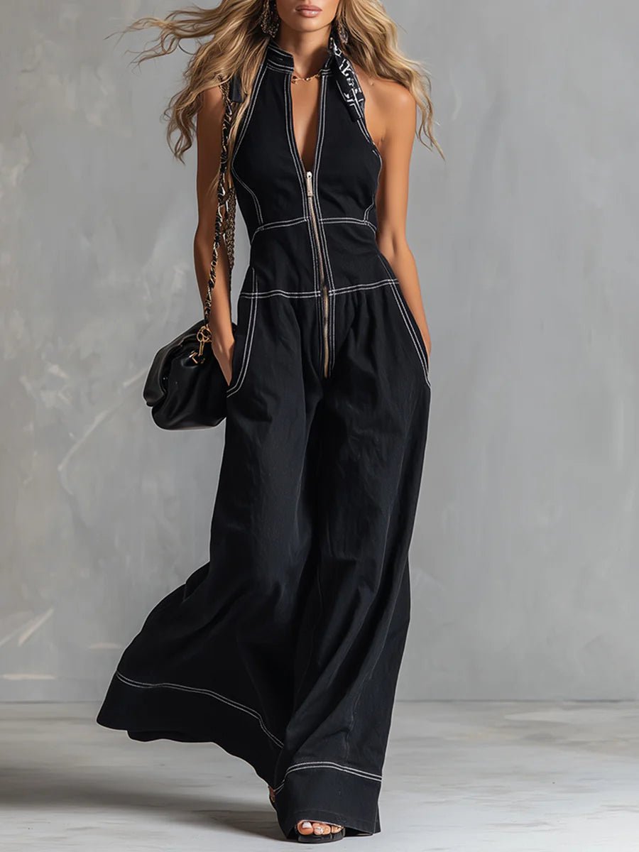 Melissa | Elegant Sleeveless Jumpsuit - ByClothique