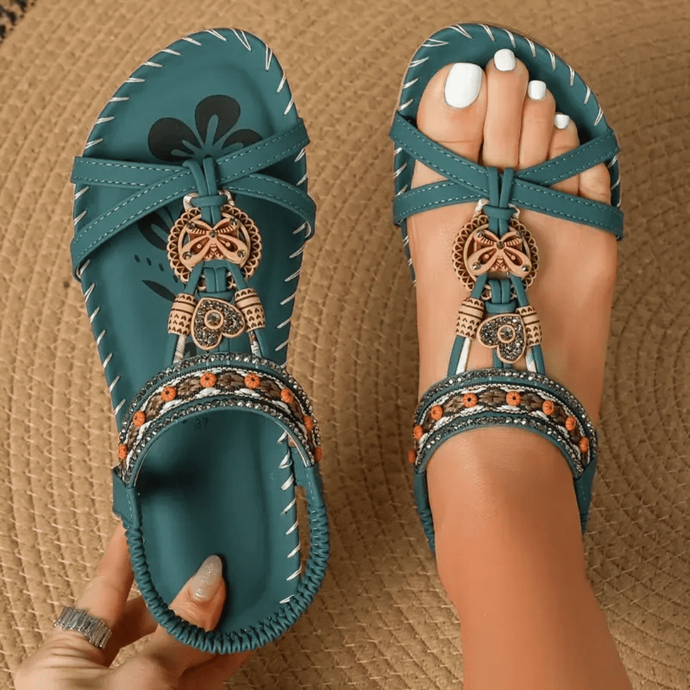 Nada | Ibiza Style Sandals Combining Comfort and Elegance - ByClothique