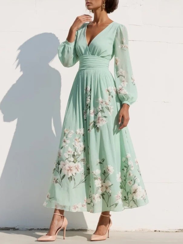Odelia Floral Midi Dress - ByClothique