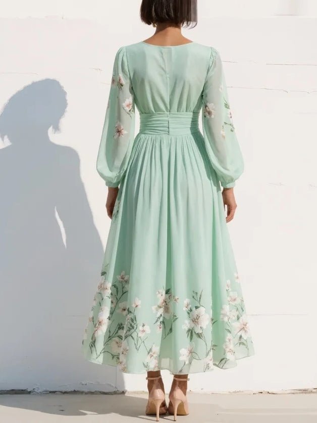 Odelia Floral Midi Dress - ByClothique