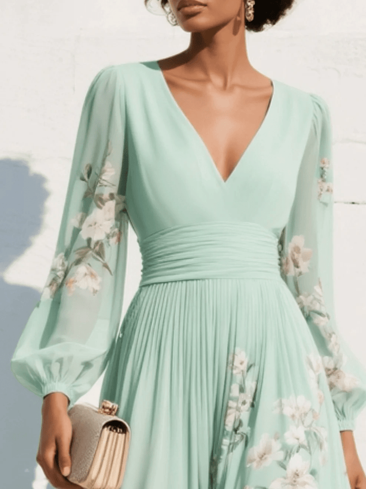 Odelia Floral Midi Dress - ByClothique
