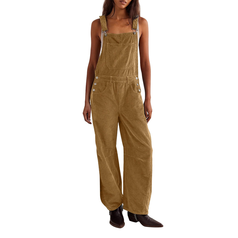 PANIZ™ - Vintage Overalls Wide - Leg Adjustable Jumpsuit - ByClothique