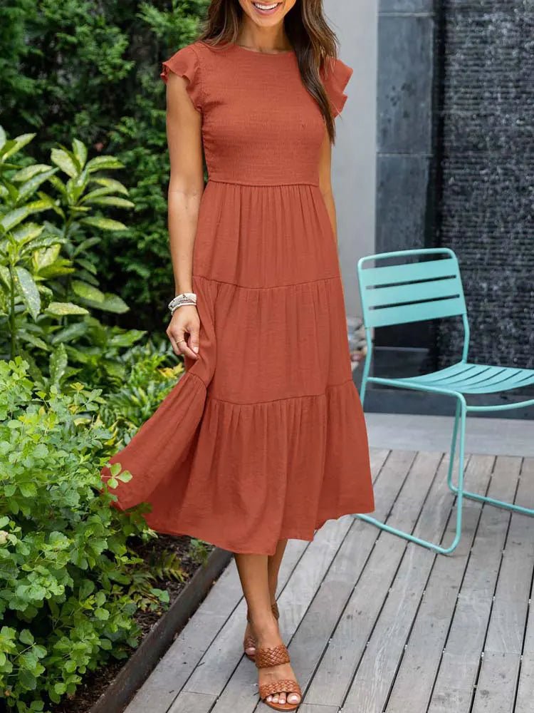 Ploutoyne - Elegant Summer Dress - ByClothique
