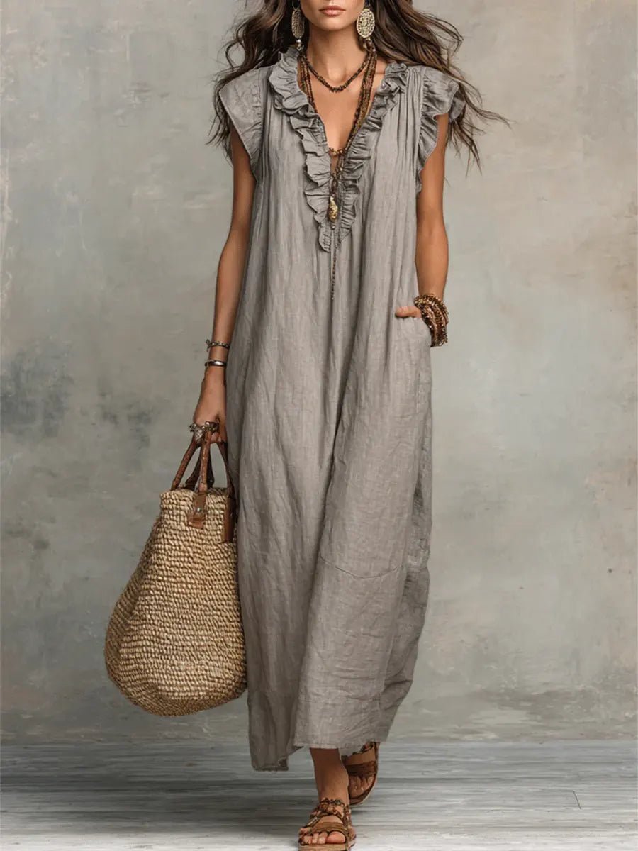 Raley Women's Long Bohemian Dress - ByClothique