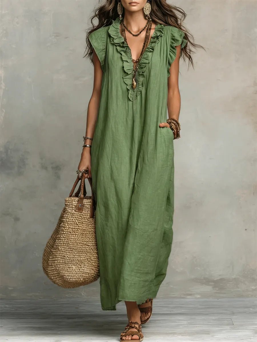 Raley Women's Long Bohemian Dress - ByClothique