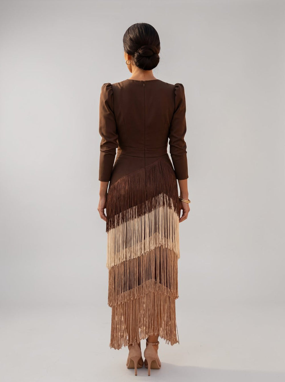 Regina™ Elegant Fringe Dress - ByClothique